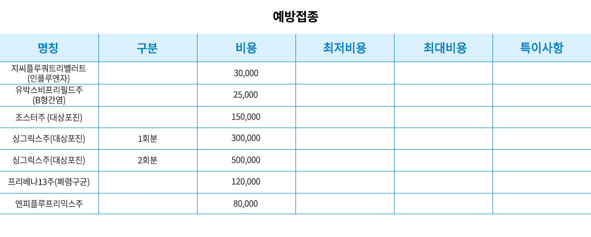 예방접종
