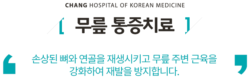무릎 통증치료